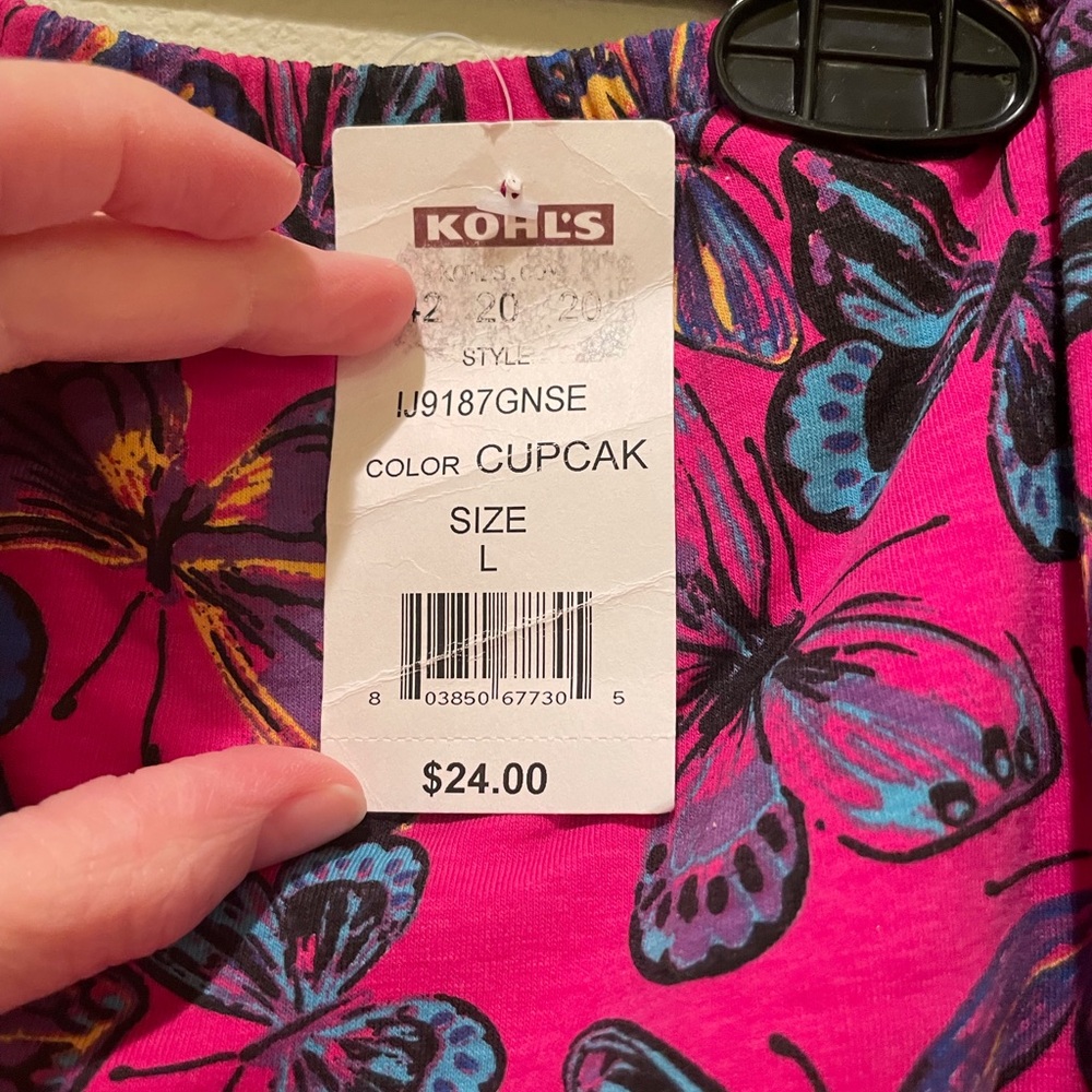 Kohl’s | Strapless top (or dress) with butterflies - Picture 2 of 6